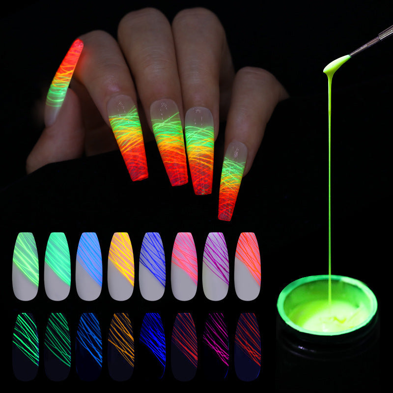 Luminous Nail Art Spider Celestique Glow