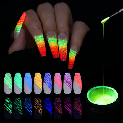 Luminous Nail Art Spider Celestique Glow