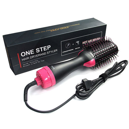 3-in-1 Hair Dryer, Straightener & Hair Curler Brush Celestique Glow