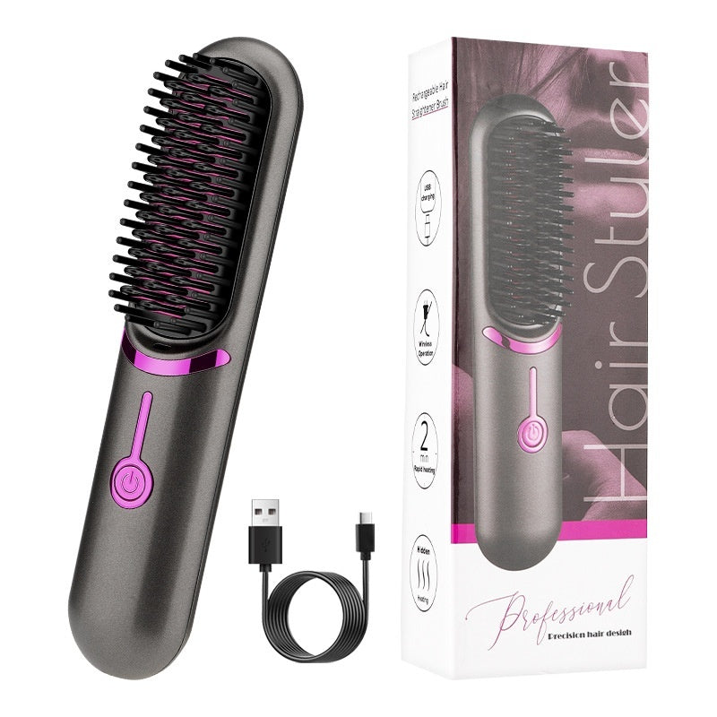 Wireless Cordless Hair Brush - Celestique Glow